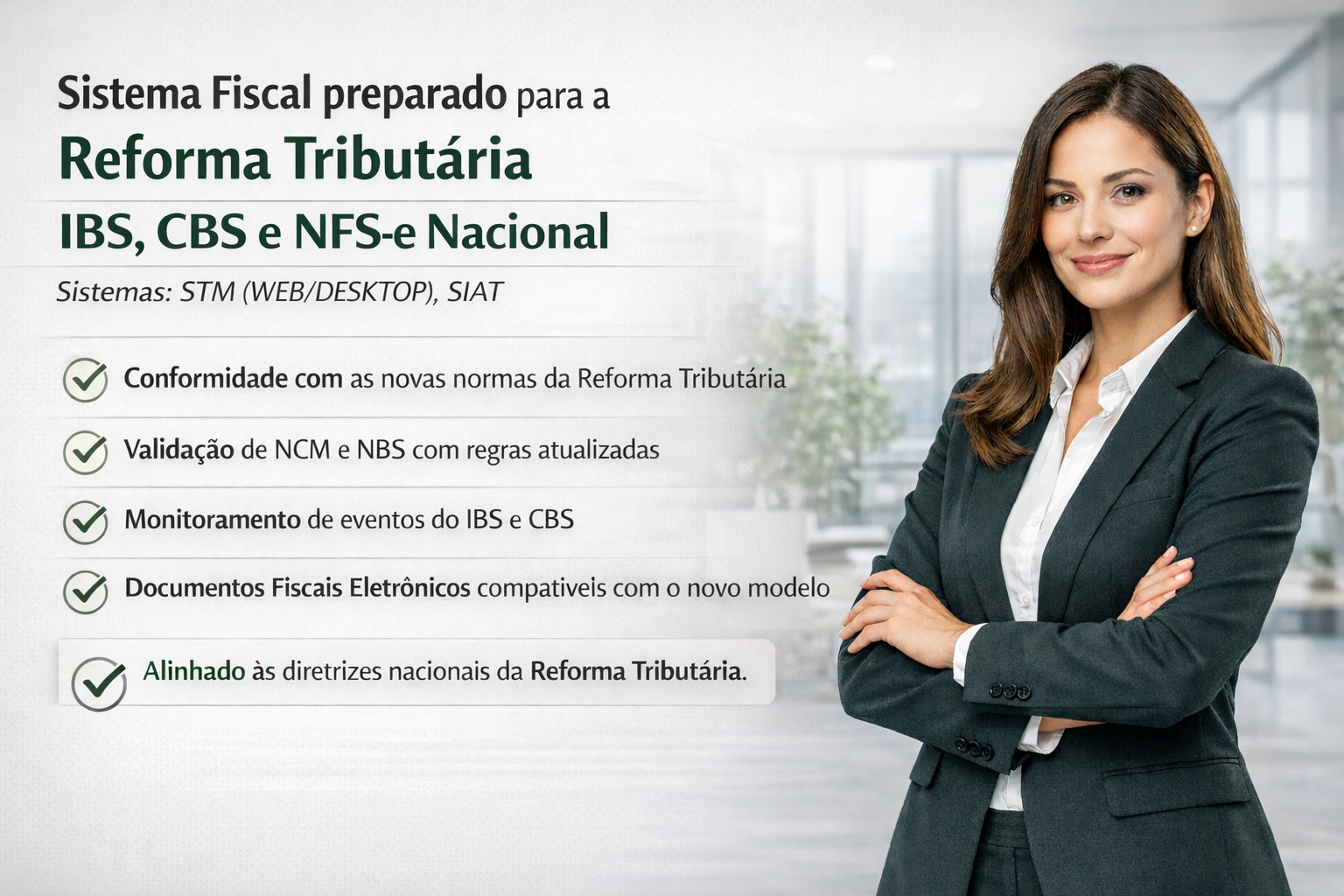 Sistema fiscal — Reforma Tributária IBS, CBS e NFS-e Nacional